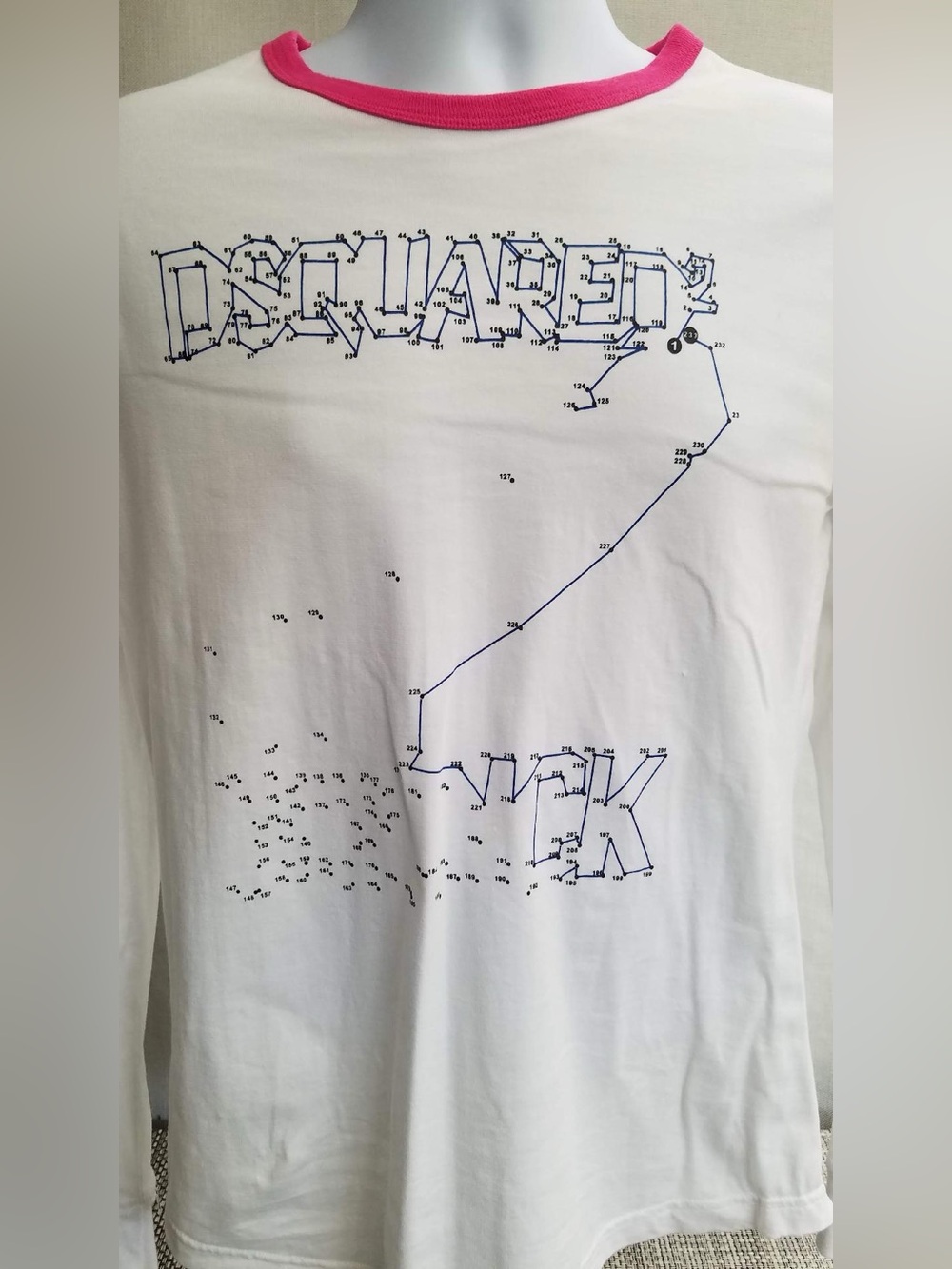 Men's "DSQUARED2" Long Sleeve Tee Shirt